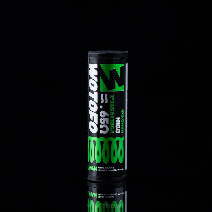 Wotofo Vape Flavours - Wotofo ملف معرف مسبق الصنع كلابتون ثنائي النواة 0.65 أوم 5 مم 5 قطع 6NLZ0347