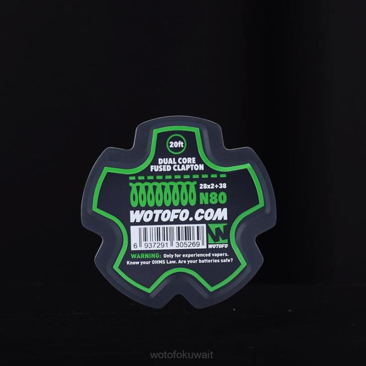 Wotofo Vape Review - Wotofo بكرة سلكية مسبقة الصنع كلابتون ثنائي النواة - 28*2+38 6NLZ0345
