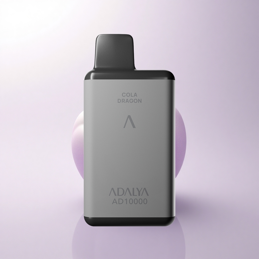 Adalya AD 10000 Puffs حب 66 الرمادي الفضائي