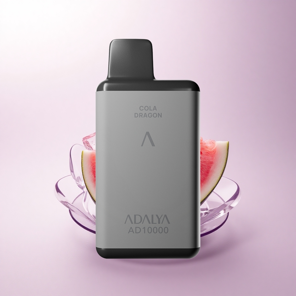 Adalya AD 10000 Puffs بطيخ مثلج بالرمادي الكوني
