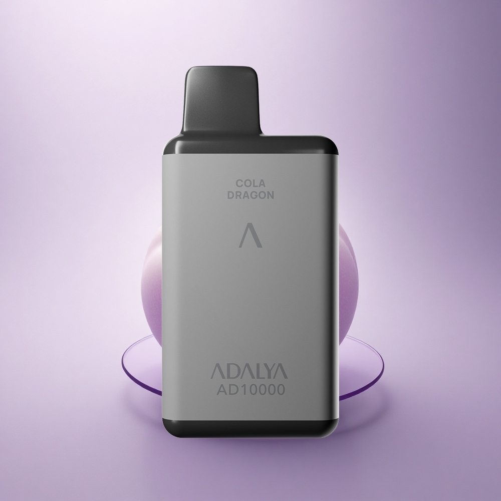 Adalya AD 10000 Puffs ليلة برلين الرمادية مع ضوء أزرق