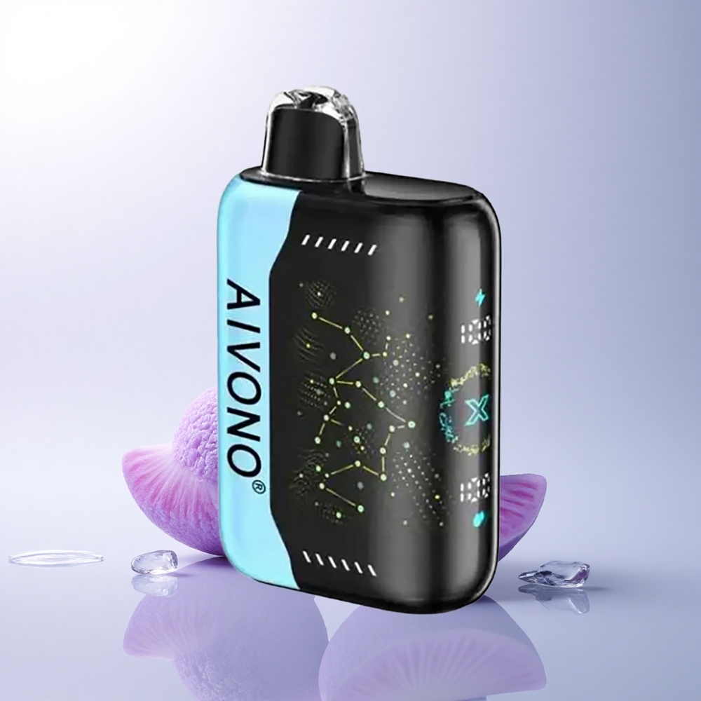 Aivono Aim Boom 25000 Puffs العليق الأزرق الجليدي 0% 28مل 650 مللي أمبير