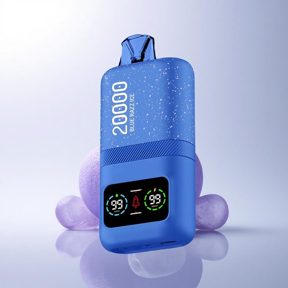 Aivono Aim Magic 20000 Puffs عنب الثلج الأزرق بشاشة إل سي دي وشاحن نوع سي