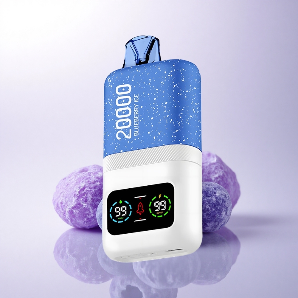 Aivono Aim Magic 20000 Puffs توت أزرق جليدي بشاشة إل سي دي وشحن نوع سي