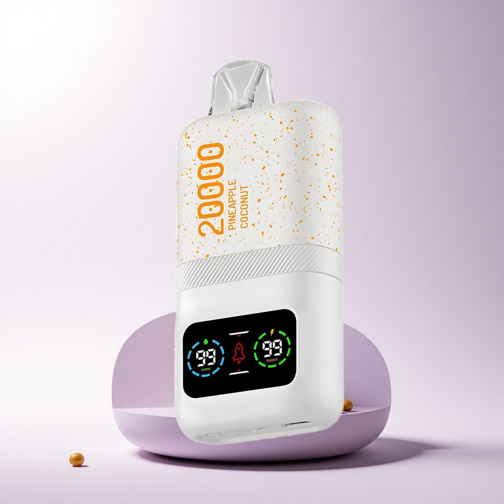 Aivono Aim Magic 20000 Puffs أناناس جوز الهند مع شاشة إل سي دي وشحن نوع سي وملف ثنائي