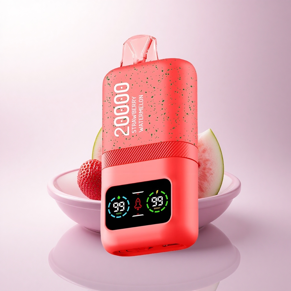 Aivono Aim Magic 20000 Puffs فراولة بطيخ بشاشة إل سي دي وشحن نوع سي