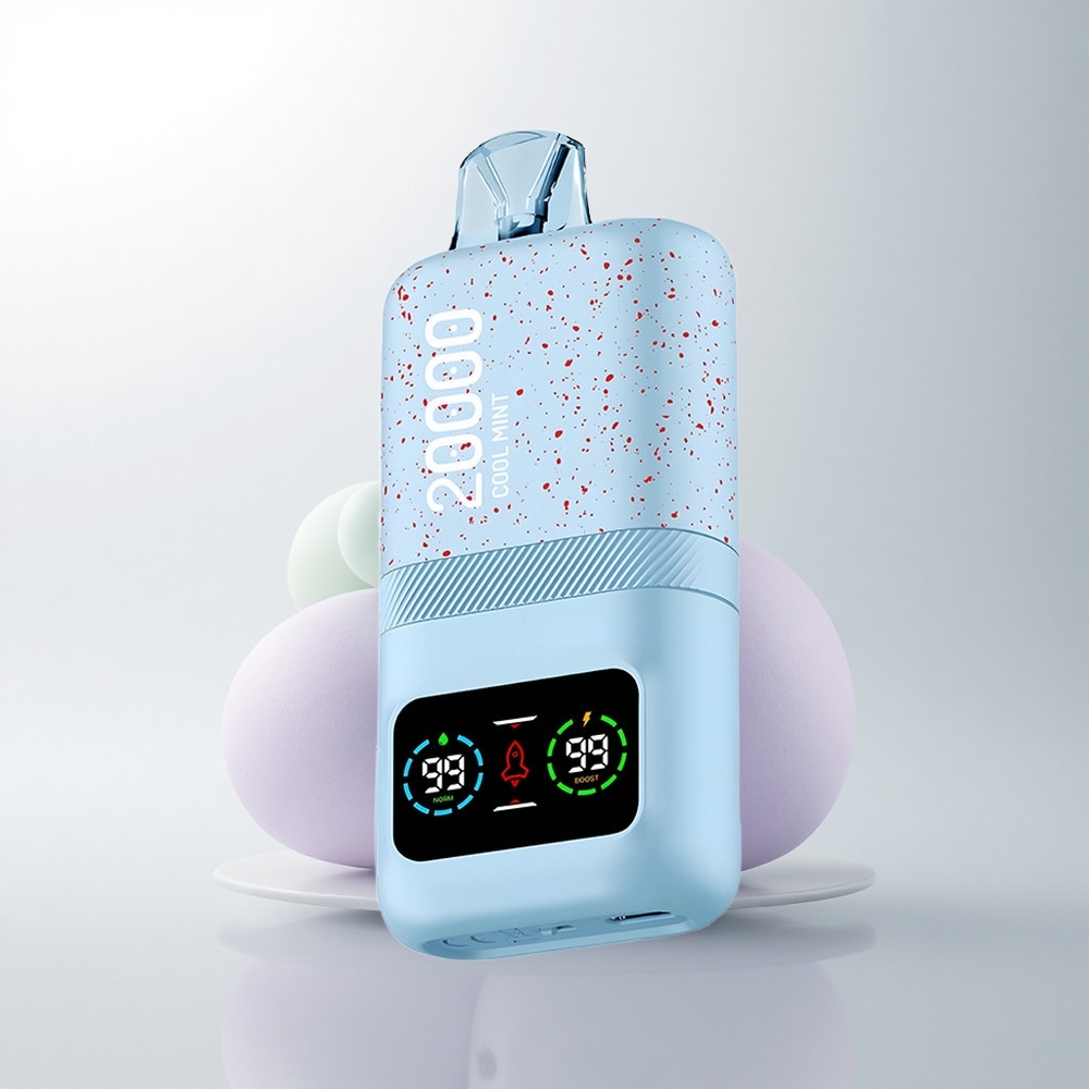 Aivono Aim Magic 20000 Puffs نعناع منعش مع ملفين مزدوجين وشاشة LCD