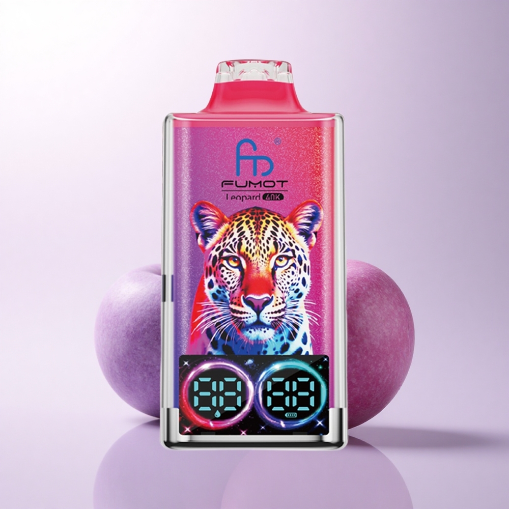 Fumot Leopard 40K Puffs توت أزرق كرز توت بري 5% نيكوتين 700mAh شحن نوع-سي