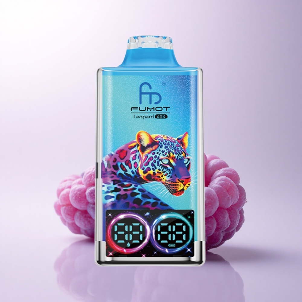 Fumot Leopard 40K Puffs توت أزرق - توت العليق بنسبة 5%