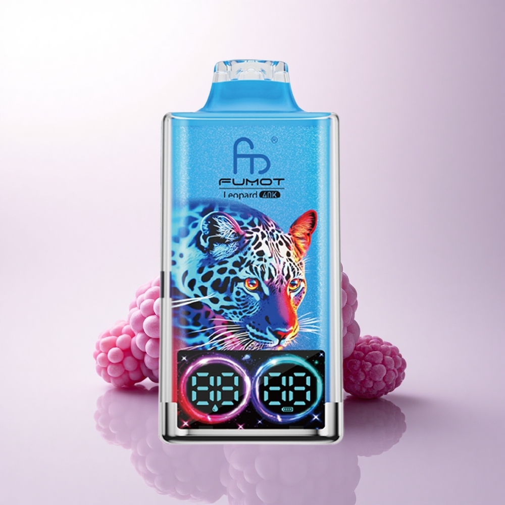 Fumot Leopard 40K Puffs توت مشكل بنسبة 5% ونيكوتين مزدوج شبكي