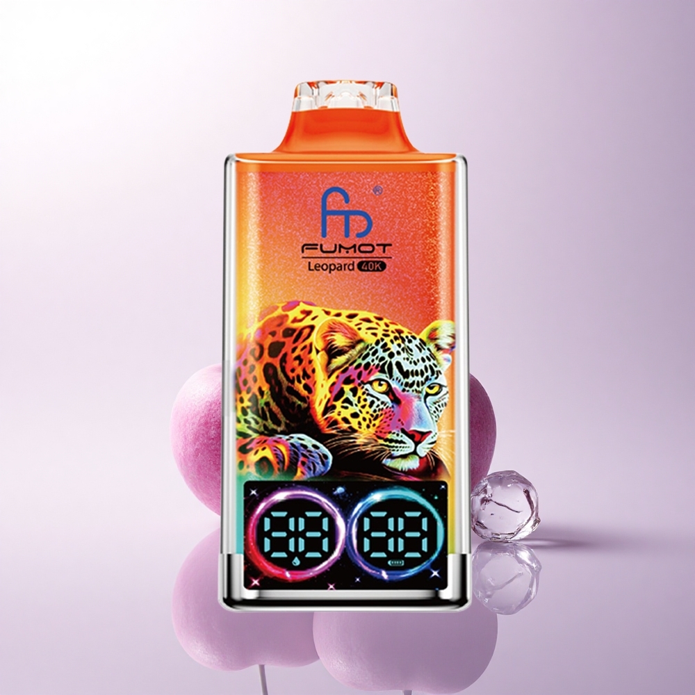 Fumot Leopard 40K Puffs كرز جليدي 5٪ شبكة مزدوجة
