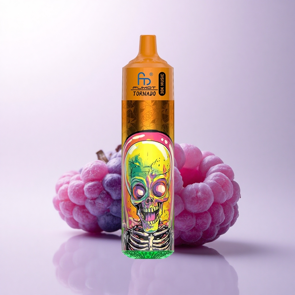 Fumot Randm Tornado 30000 Puffs توت أزرق وتوت العليق بشاشة عرض LED