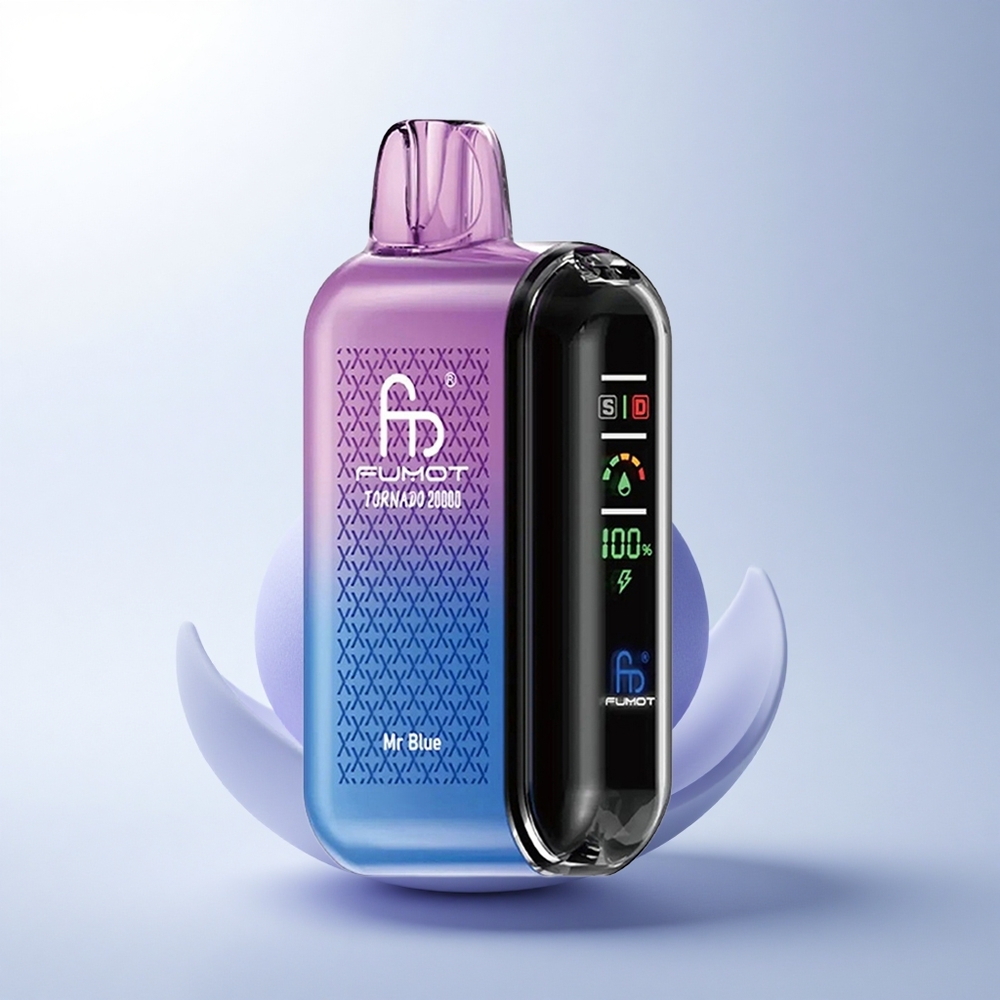 Fumot Tornado 20000 Puffs السيد الأزرق مزدوج شبكة 20 مل