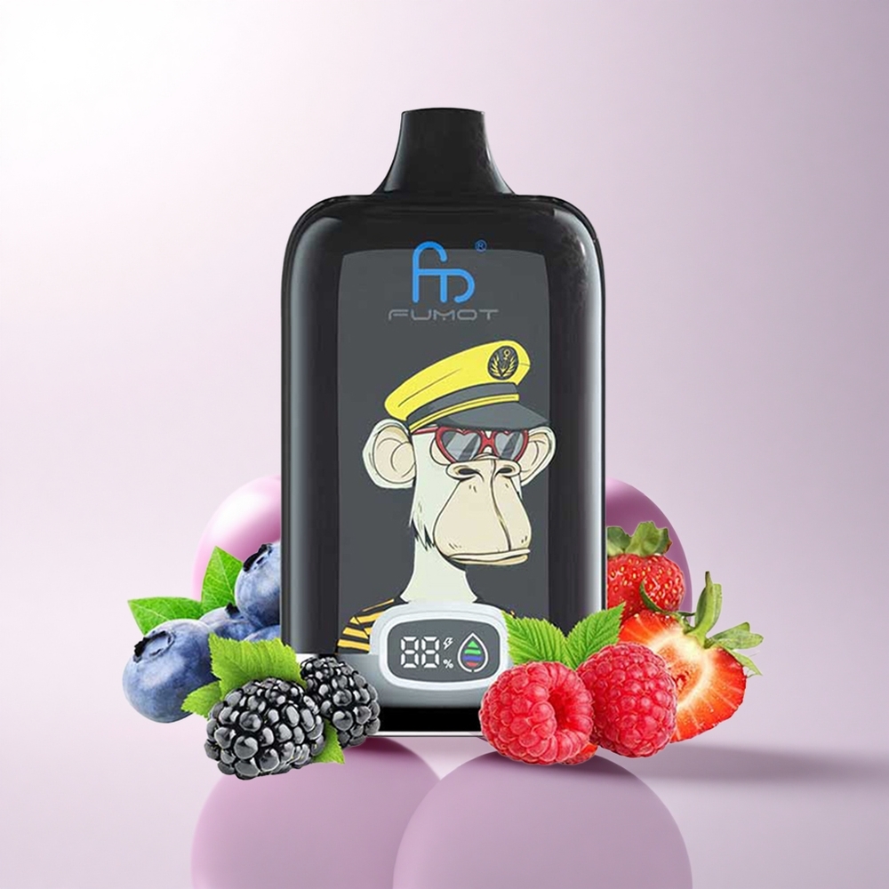 Fumot Tornado Digital Box 12000 Puffs كرزي مشبك 20 مل 5%