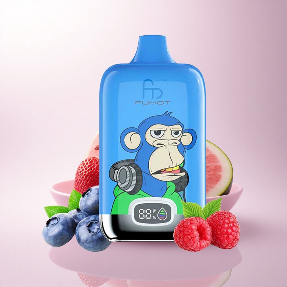 Fumot Tornado Digital Box 12000 Puffs فراولة بطيخ بشبكة 20 مل