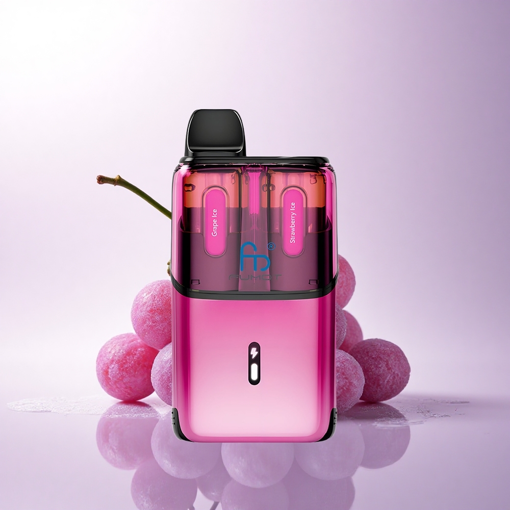 Fumot Ultra T32000 Puffs عنب ثلج - فراولة ثلج مع شحن سريع ونيكوتين 20 ملغ
