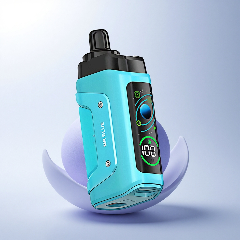 Razz Bar 45000 Puffs السيد الأزرق بشبكة 1.0 أوم وبطارية 650 مللي أمبير