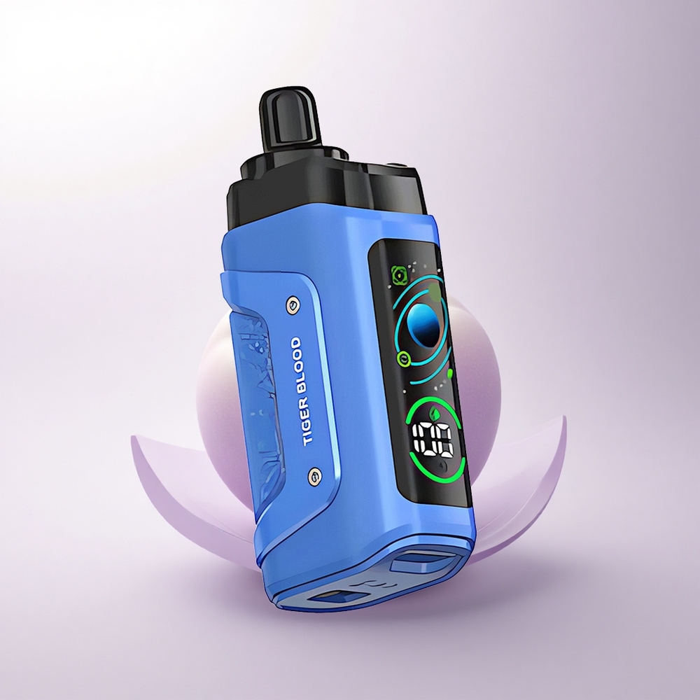 Razz Bar 45000 Puffs دم النمر بلس: شبكة 1.0 أوم وبطارية 650 ميلي أمبير