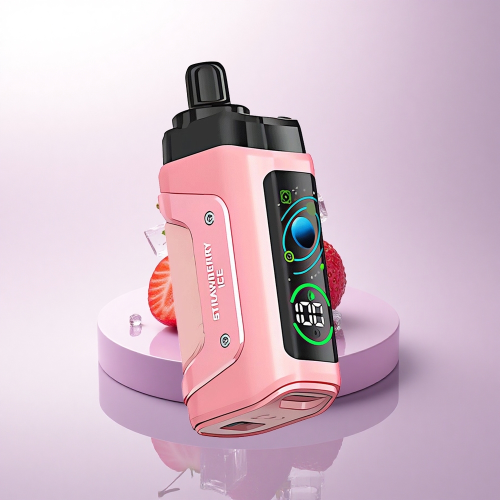 Razz Bar 45000 Puffs آيس كريم الفراولة 1.0 أوم شيشة متعددة الاستخدامات