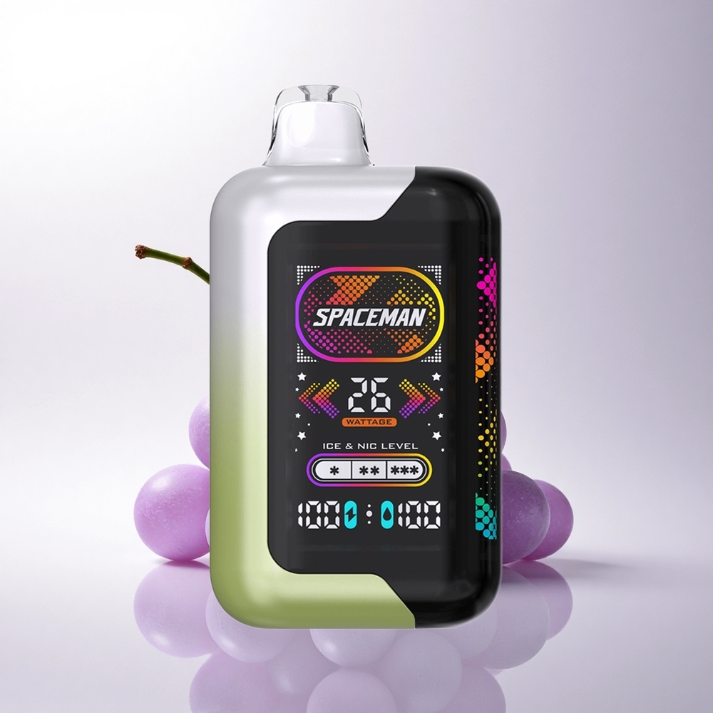 SMOK SPACEMAN SP40000 Puffs عنب أبيض مثلج 20 مل 50 ملغ/مل