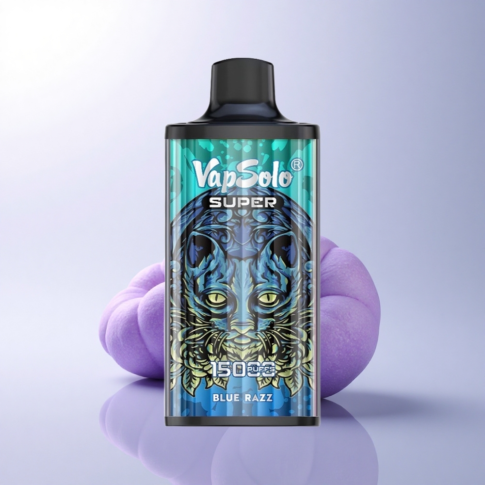 Vapsolo Super 15000 Puffs الراز الأزرق 40مل 850ماه