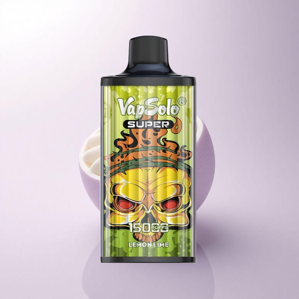Vapsolo Super 15000 Puffs ليمون ليما 40 مل 850 مللي أمبير شبكة