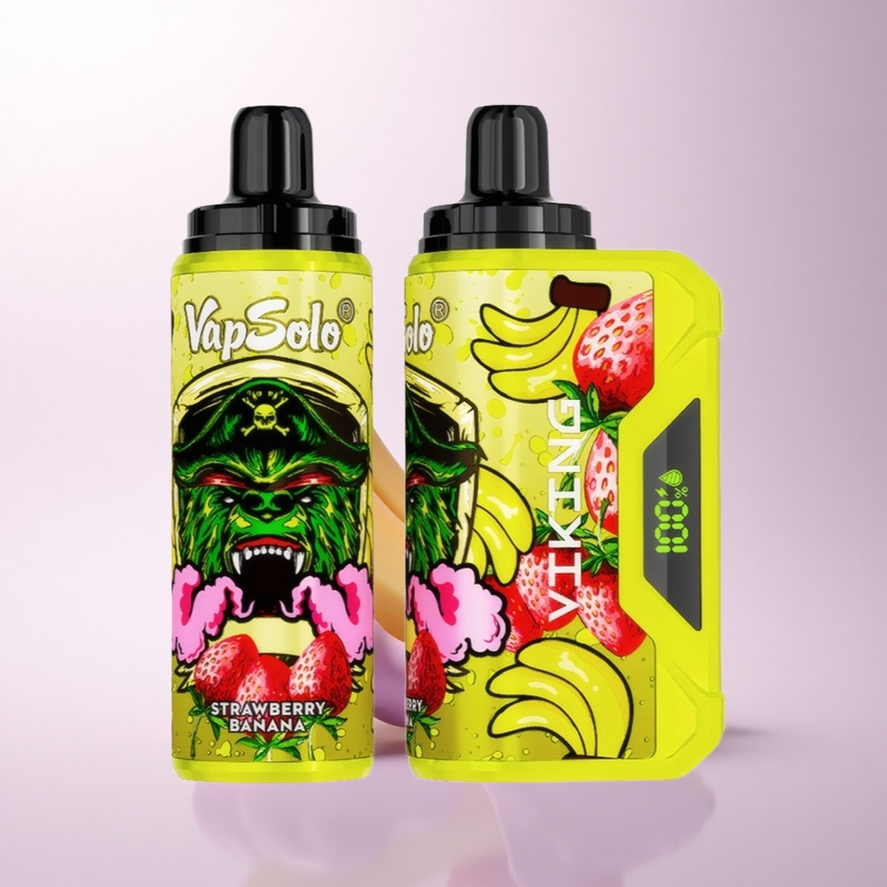 VapSolo VIKING 12000 Puffs فراولة موز 22 مل نوع سي