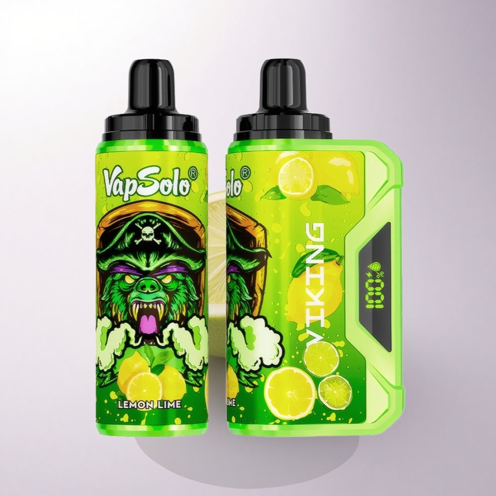VapSolo VIKING 12000 Puffs ليمون لايم 22 مل نوع سي