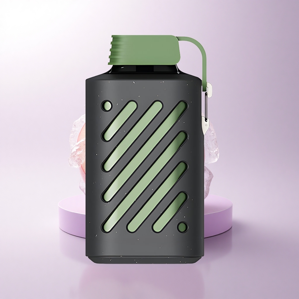 VOZOL GEAR 10000 Puffs تفاحة حامضة جليدية مع سعة سائل 20 مل وملح نيكوتين 50 ملغ/مل