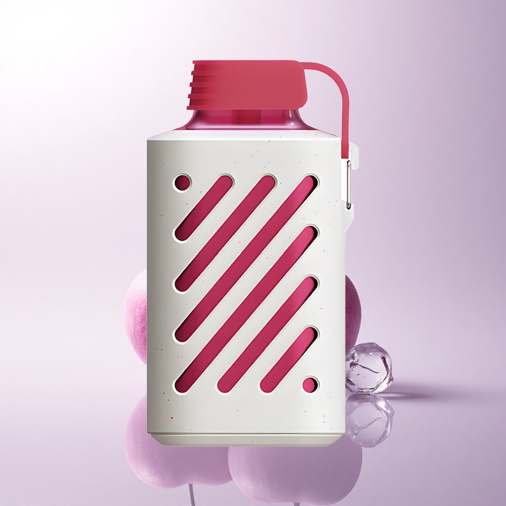 VOZOL GEAR 10000 Puffs كرز جليد مع سعة سائل 20 مل وملح النيكوتين 50 ملغم/مل