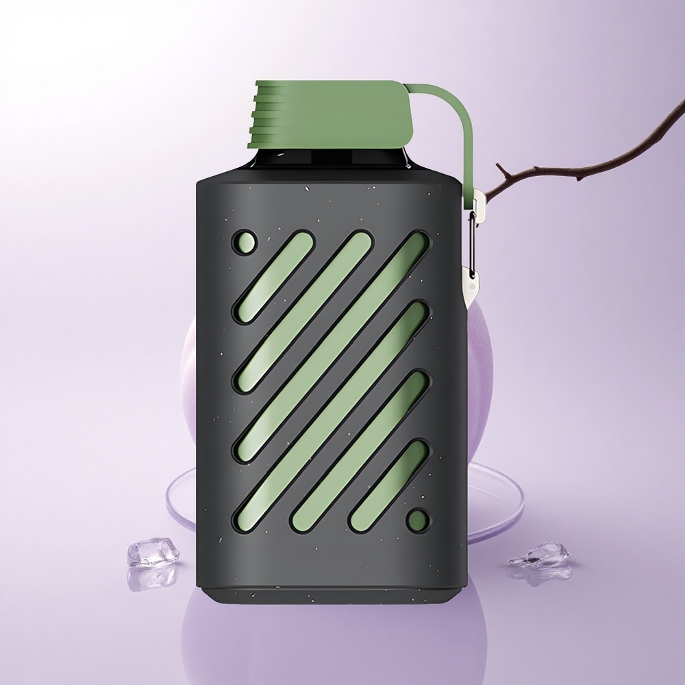 VOZOL GEAR 10000 Puffs ثلج منعش مع سعة سائل 20 مل وتصميم مشبك متعدد الوظائف