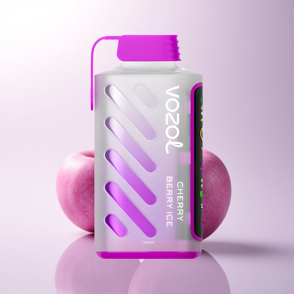 VOZOL Gear Power 20000 Puffs كَرْزِي بِرِّي آيْس بِالْتِقْنِيَةِ الْمُزْدَوِجَةِ وَعَرَضِ الْشَاشَةِ الْكَامِلِ