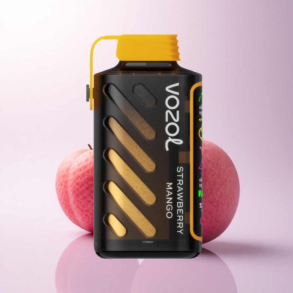 VOZOL Gear Power 20000 Puffs فراولة مانجو بتقنية S.i.L.C. وشاشة كاملة وسعة 20 مل