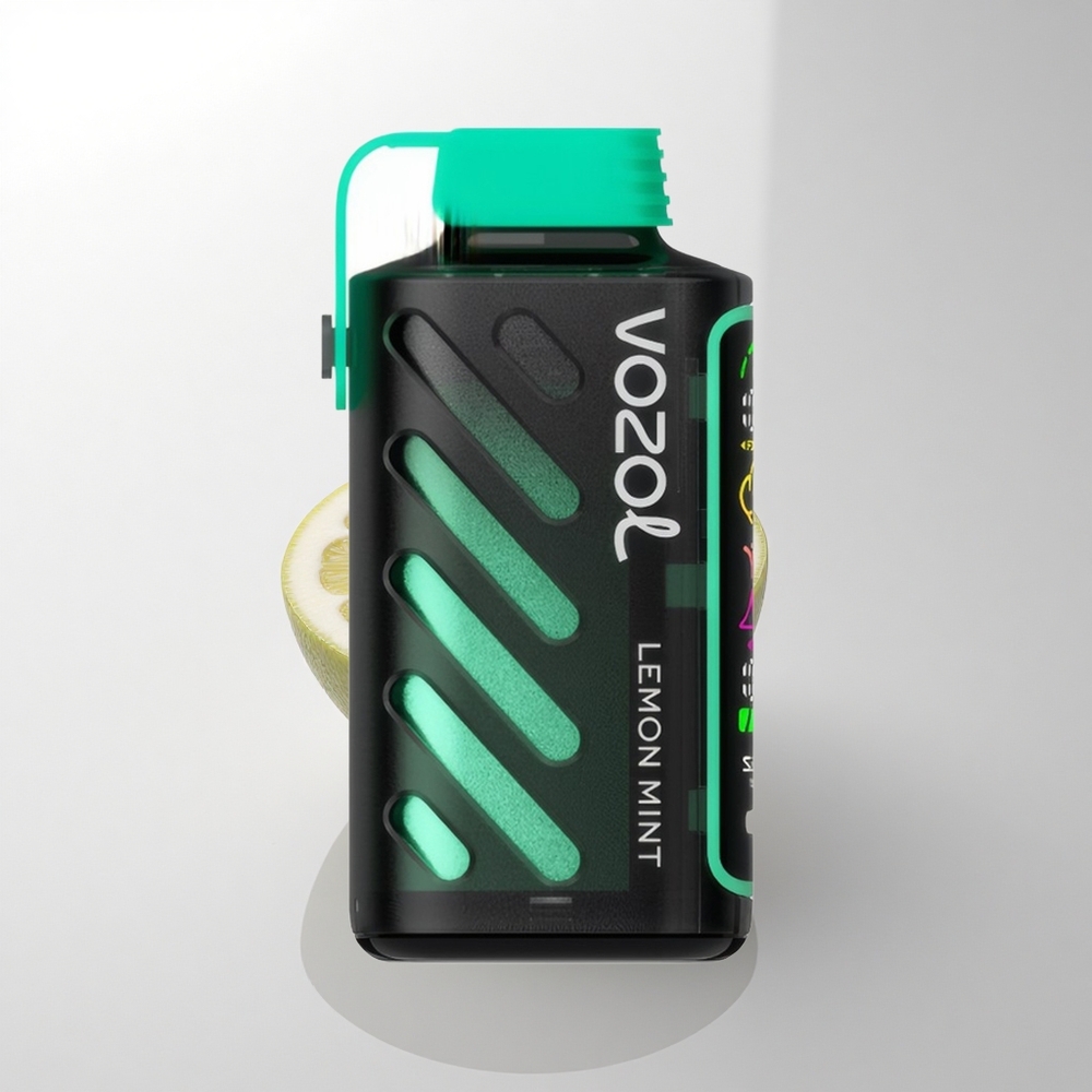 VOZOL Gear Power 20000 Puffs نعناع ليمون مع تقنية S.i.L.C وشاشة كاملة وسعة 20 مل