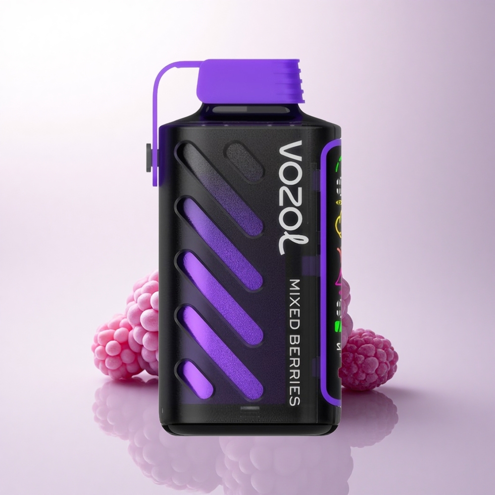 VOZOL Gear Power 20000 Puffs توت مشكل مع تقنية S.i.L.C. وشاشة كاملة وسعة 20 مل