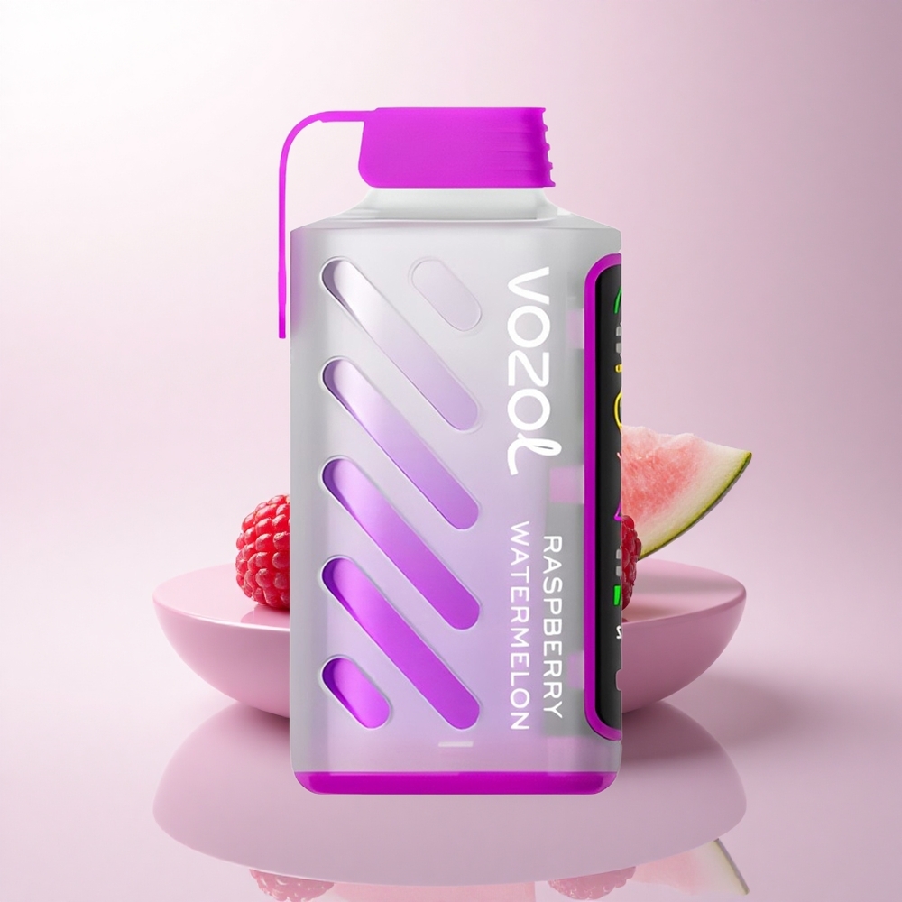VOZOL Gear Power 20000 Puffs توت العليق البطيخي مع تقنية S.i.L.C. وشاشة كاملة