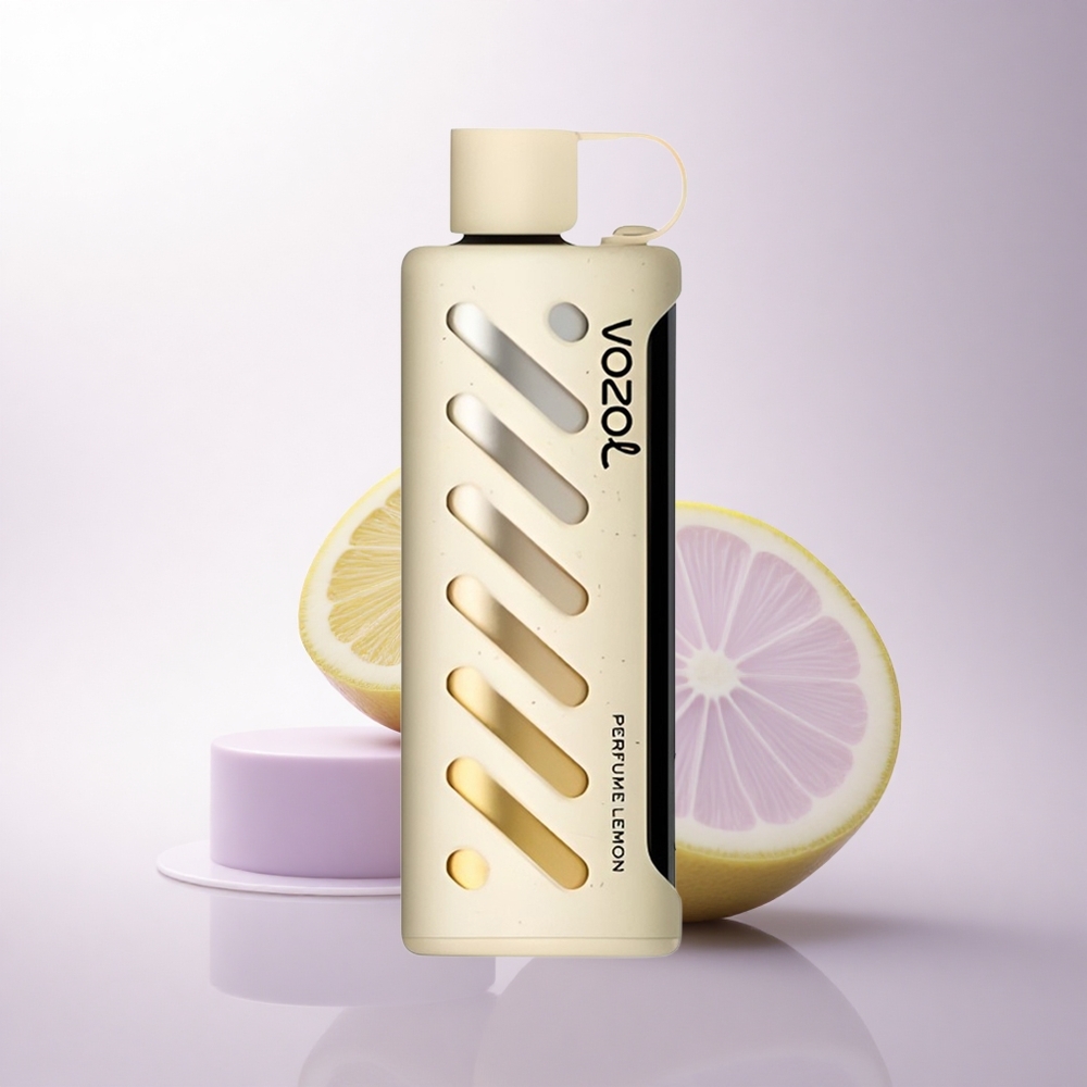 VOZOL Gear Shisha 25000 Puffs عطر الليمون مع شريحة ذكية ونكهات لذيذة