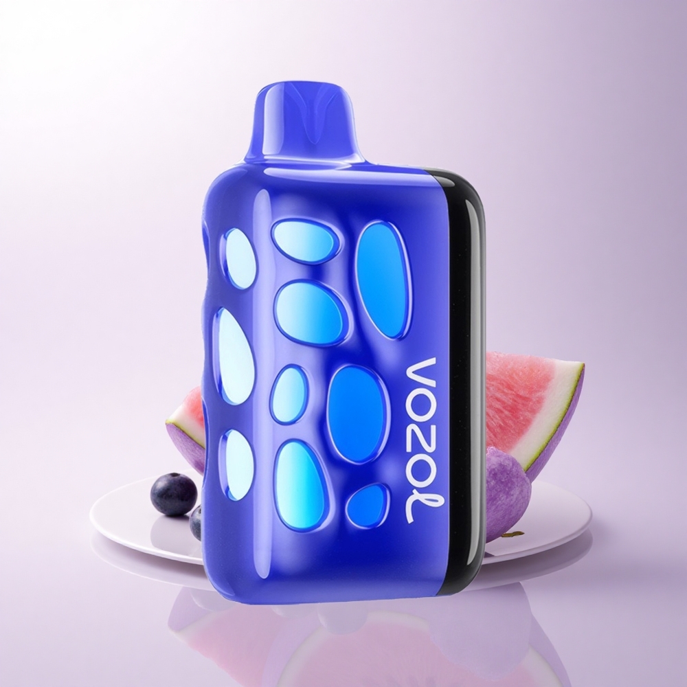 VOZOL RAVE 40000 Puffs العنب البري البطيخ مع وميض 270 درجة وشحن سريع