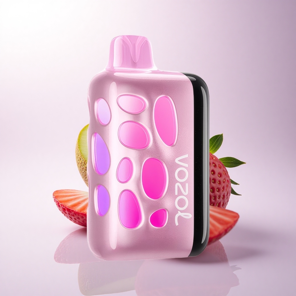 VOZOL RAVE 40000 Puffs فراولة كيوي مع شحن سريع وإضاءة حيوية