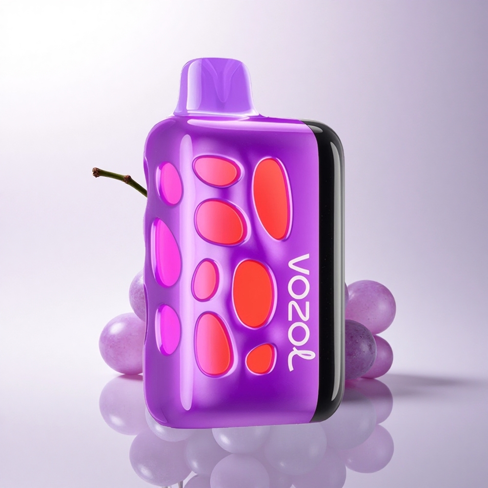 VOZOL RAVE 40000 Puffs عنب الجليد مع شحن سريع و إضاءة حيوية