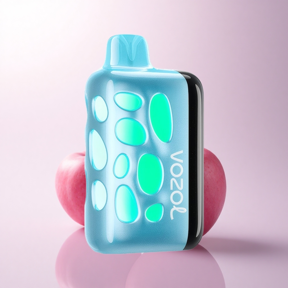 VOZOL RAVE 40000 Puffs كرز فراولة مع شحن سريع و إضاءة حيوية
