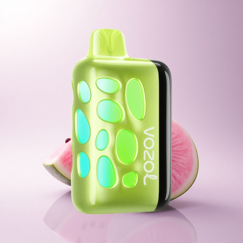 VOZOL RAVE 40000 Puffs علكة البطيخ اللامعة مع شحن سريع