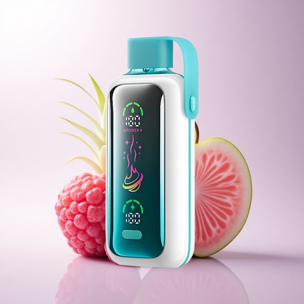 VOZOL Star 20000 Puffs توت العليق تفاح بطيخ أناناس بشاشة عالية الوضوح وباترية 650 مللي أمبير