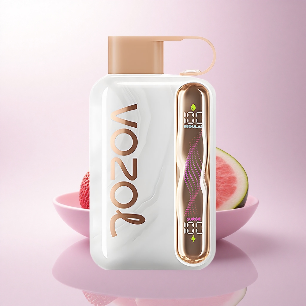 VOZOL STAR 40000 Puffs فراولة بطيخ بقوة 1000 مللي أمبير ونيكوتين 20/50 ملغم/مل