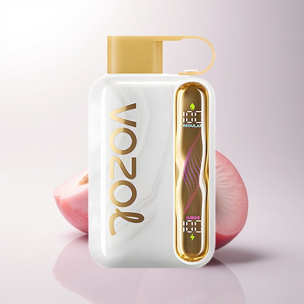 VOZOL STAR 40000 Puffs خوخ أبيض توت العليق 1000 مللي أمبير نوع سي