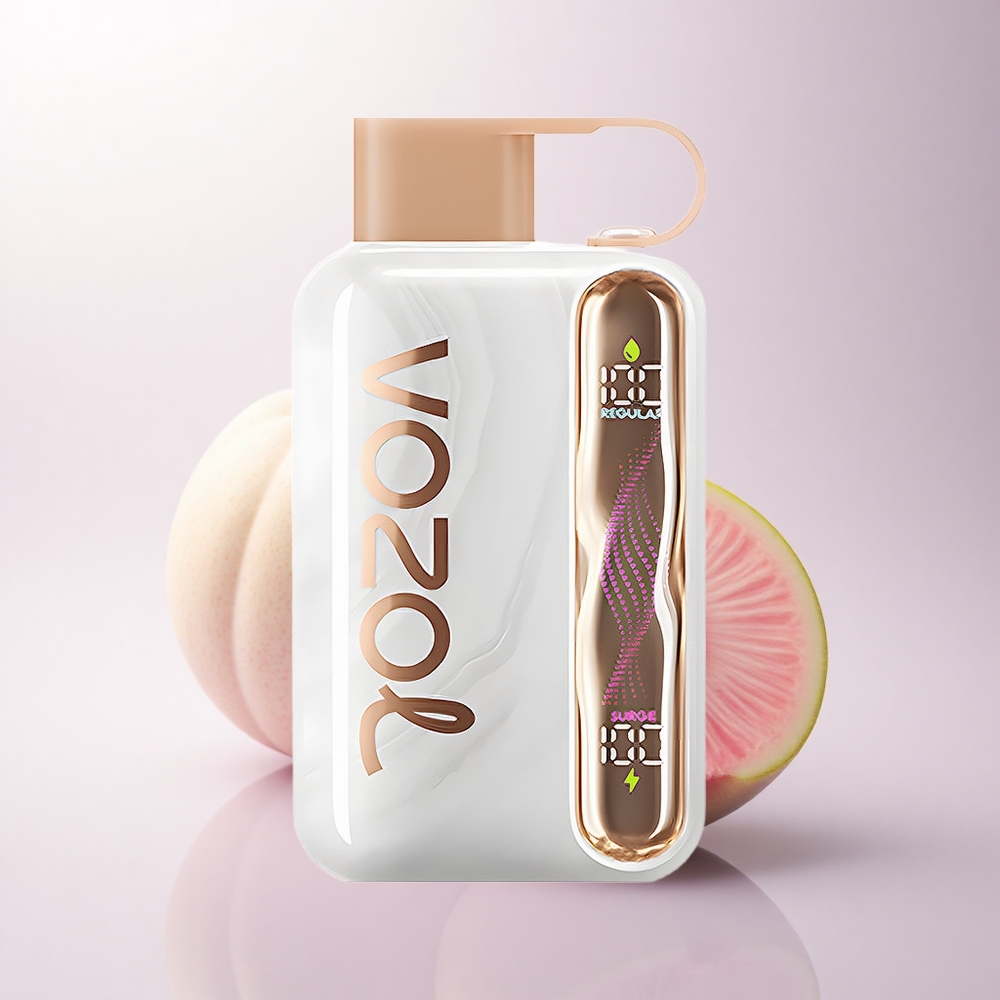 VOZOL STAR 40000 Puffs فراولة خوخ ذهبية 1000 مللي أمبير