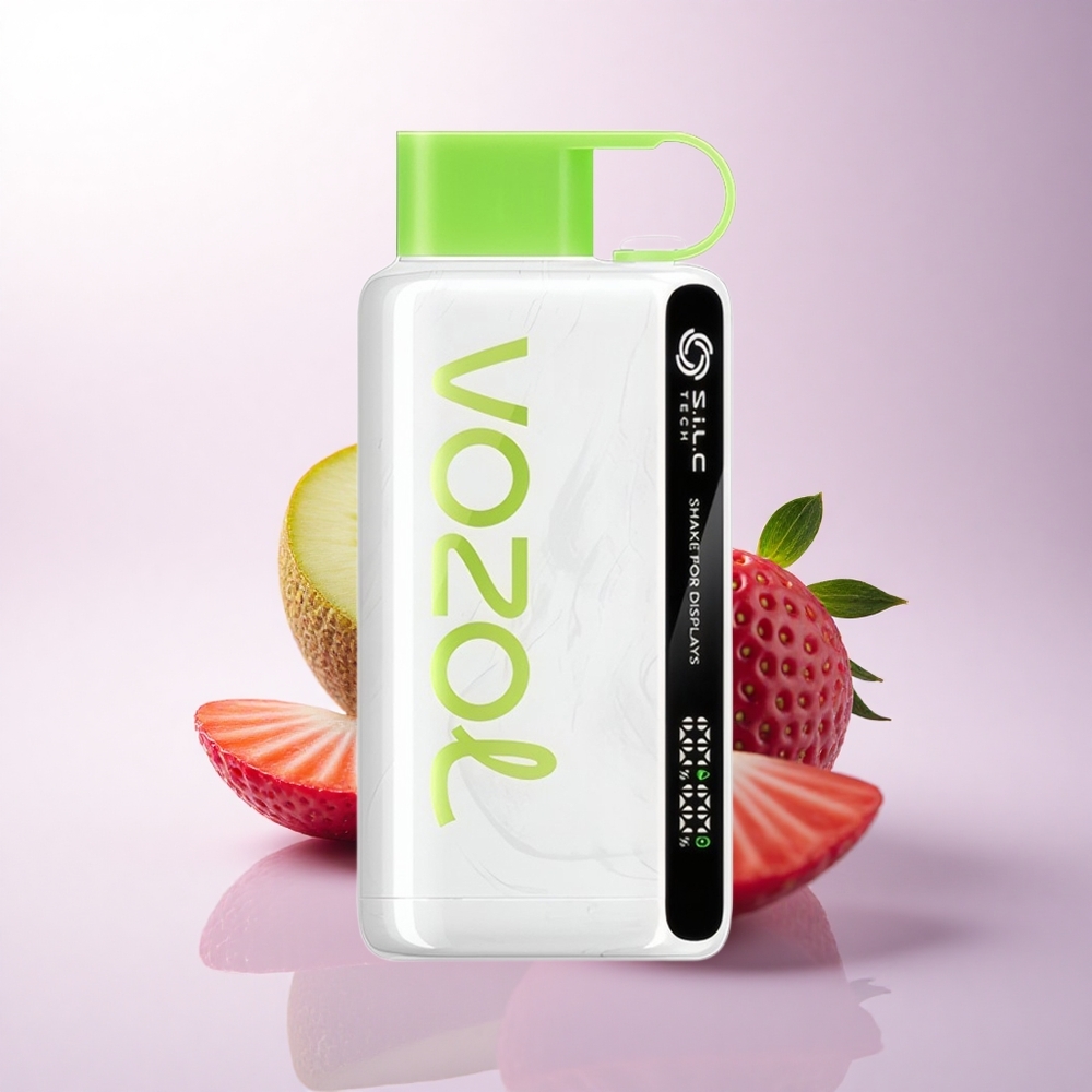 VOZOL STAR 9000/12000 Puffs فراولة كيوي مع شاشة اهتزاز وتقنية شحن سريع