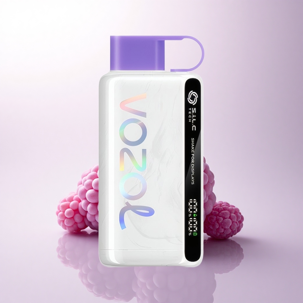VOZOL STAR 9000/12000 Puffs توت متنوع مع شاشة اهتزاز وتقنية شحن سريع