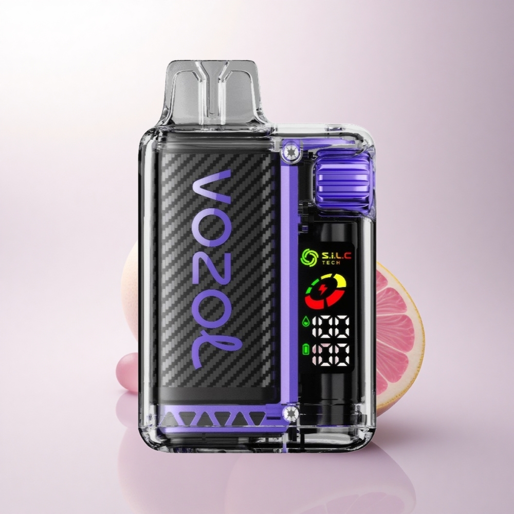 VOZOL Vista 20000 Puffs زهرة البيلسان والجريب فروت بشاشة أوليد وتعديل 6 مستويات