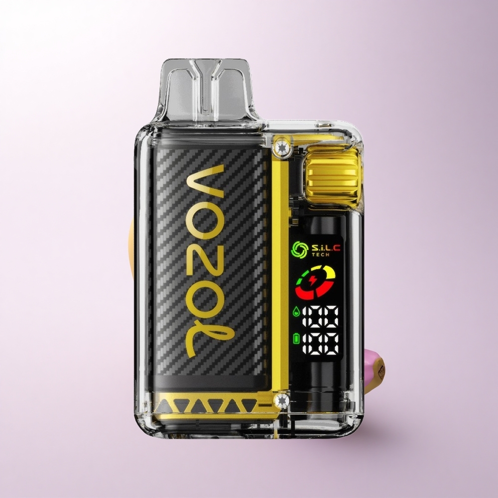 VOZOL Vista 20000 Puffs فاكهة التنين الموز الكرز مع شاشة OLED وتعديل 6 مستويات للواط